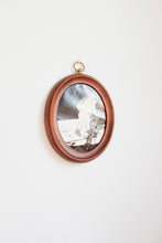 Oval Wood Frame with Brass ring
