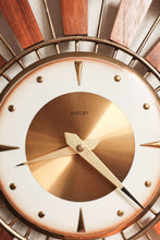Vintage Mid Century Welby Starburst Clock Tested + Working