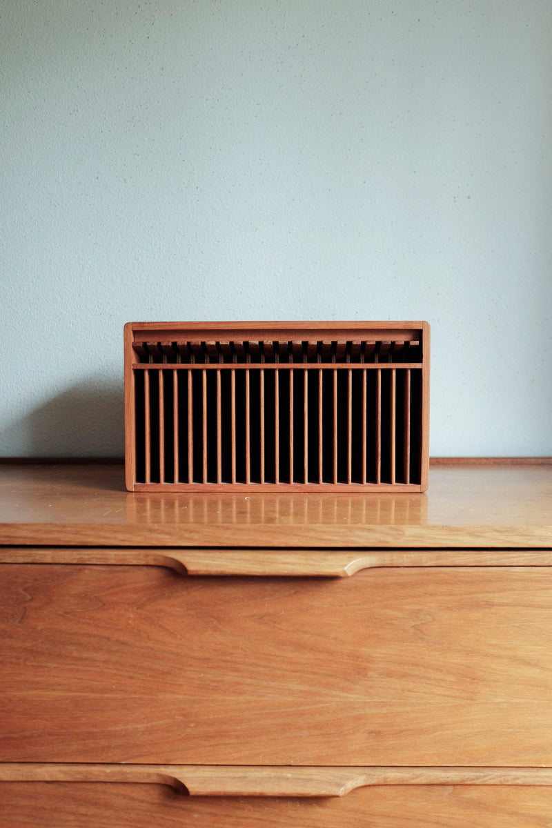 Rare Vintage Teak CD storage cabinet by Kalamar 20 slot Rare Vintage Teak CD storage cabinet by Kalamar 20 slot