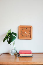Wood and Brass Wall clock Battery operated