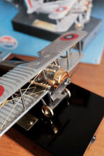 Vintage Metal model Airplane Radio Spad XIII fighter  / Original box