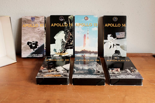 Vintage Nasa VHS tape set of 7 tapes