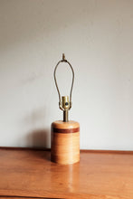 Two Toned Vintage Wood lamp