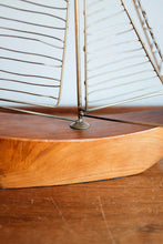Wood and Metal Sailboat