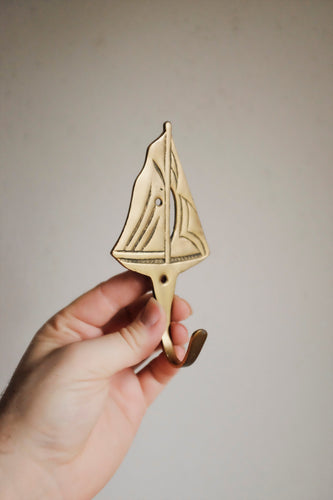 Vintage Sailboat Wall Hook
