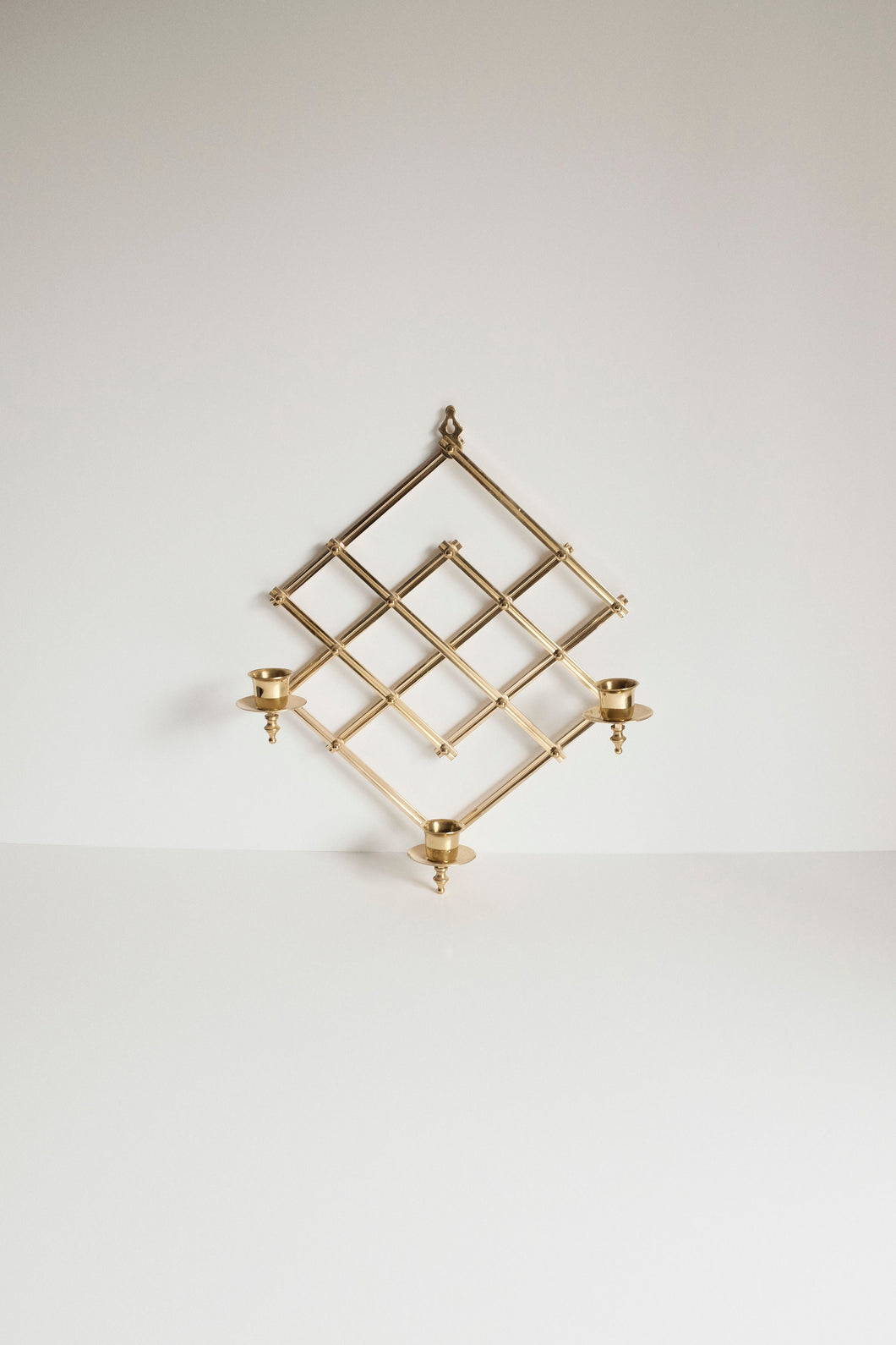 Brass Sconce Candle Holder