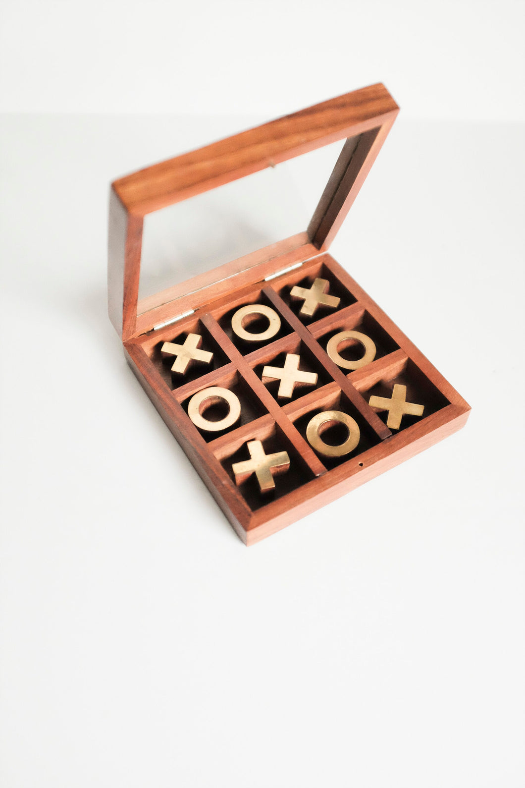 Wooden Tic Tac Toe Game