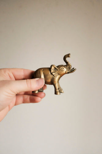 Small Brass Elephant