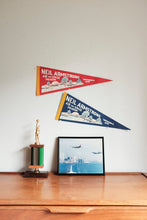 Vintage Neil Armstrong Pennant air and space museum - BLUE