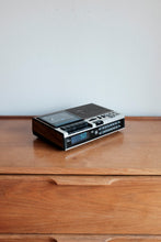 Vintage GE AM/FM Radio Cassette player  / Mid Century / Faux Woodgrain Housing / retro tech clock / General Electric
