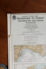 Nautical chart - Bellingham to Everett including San Juan Islands 1972