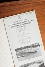 Nautical chart - Lake Washington ship canal and lake WA 1970s