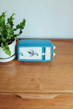Craig Alarm Clock - Model 1602 made by Sankyo / Blue White Face & Dial