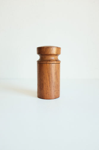 Midcentury Teak Salt and Pepper Mill