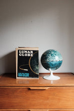 Vintage Lunar Tin Globe J Chein Company // Moon Globe with Stand
