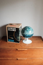 Vintage Lunar Tin Globe J Chein Company // Moon Globe with Stand