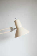 Vintage task lamp articulating lamp luxo style creme / white