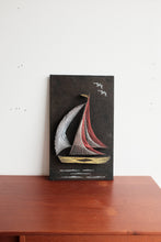 Vintage String Sailboat Art Wall Hanging