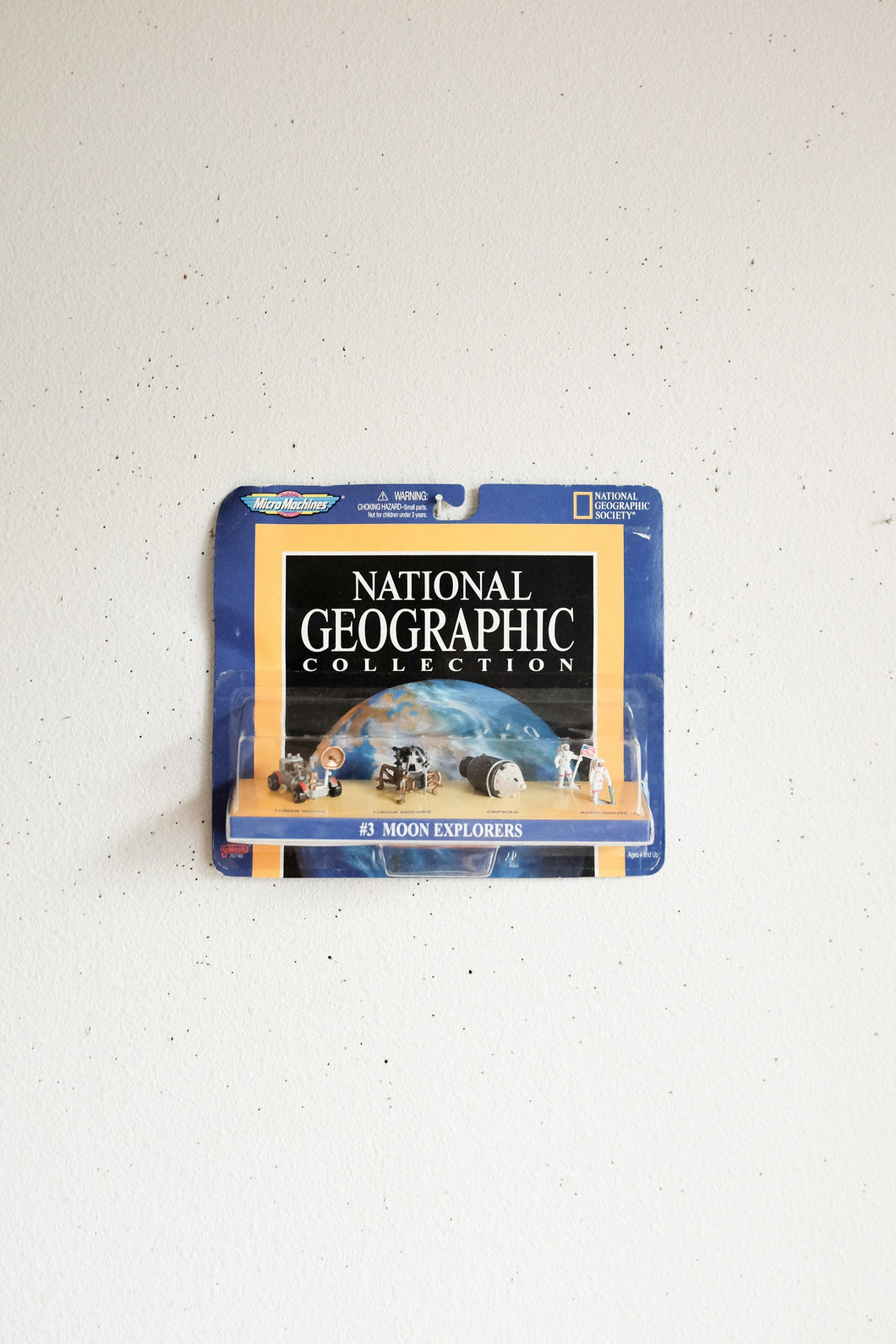 Vintage MicroMachines Nat Geo #3 Moon Explorers Kit - New in Box, NOS, Sealed
