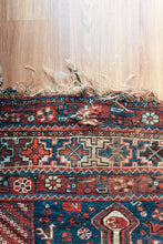 Late 19th Century Antique Persian Qashqai Khamseh Rug- 7′5″ × 10′6″